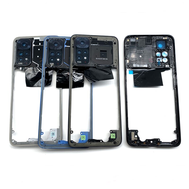 Middle Frame Manufacturer - With Side Key With Camera Lens for Redmi Note 10 Pro Middle Plate Replacement