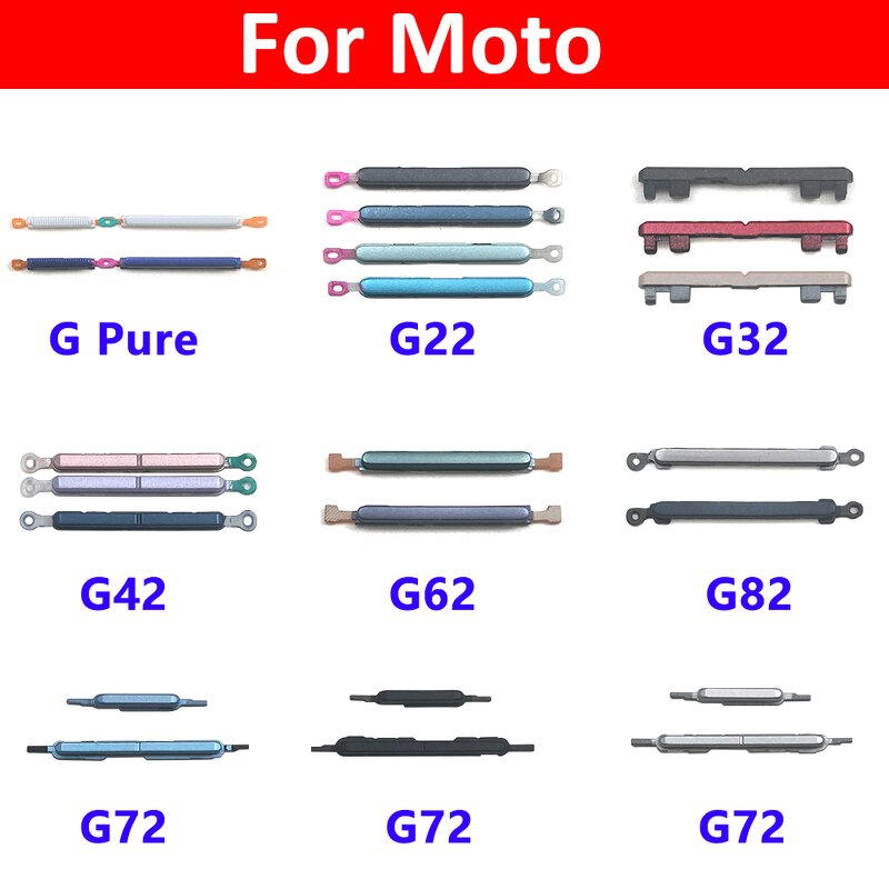 Mobile Replacement Spare Parts Manufacturer - Wholesale Moto G82 G72 G62 G52 G42 G32 G22 Power Volume Button Side Key