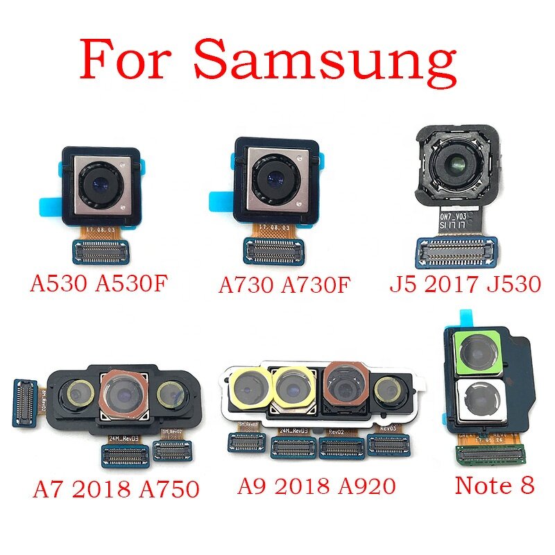 Mobile Phone Back Camera Manufacturer - Rear Main Camera Module Flex Cable Replacement for Samsung A7 A9 A8 Plus 2018