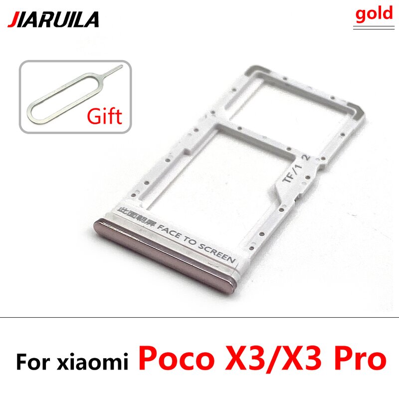 Sim Tray Holder Factory - Wholesale for Xiaomi Poco X3 Pro SIM Card Tray Slot Holder Adapter Socket
