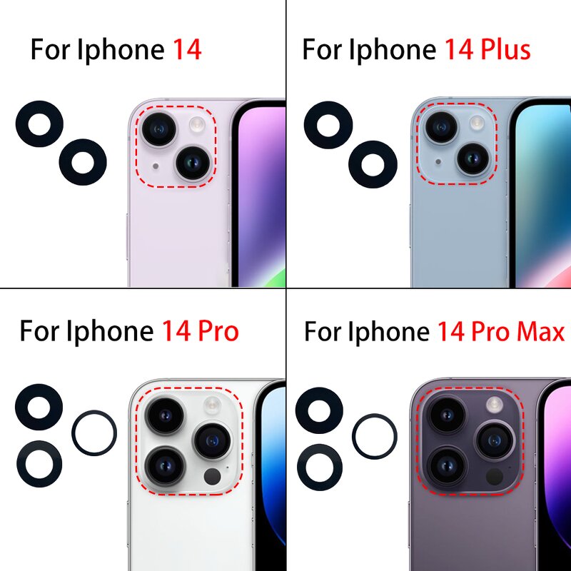Rear Camera Lens Glass Manufacturer - Wholesale for iPhone 16 15 14 13 12 11 Pro Max 8 7 6S Plus X XR XS Max