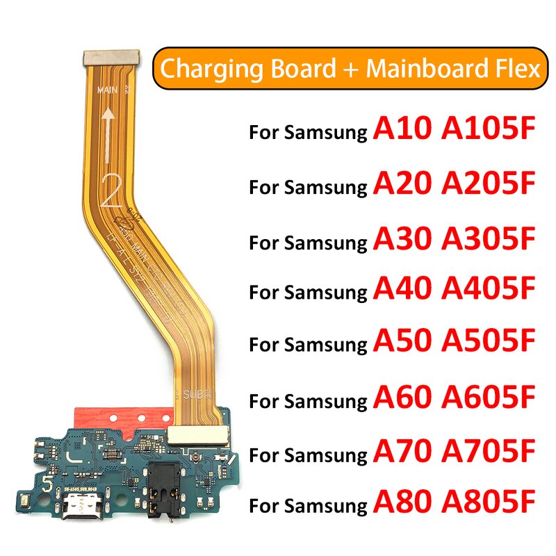 Charging Port Board Factory - Main Flex for Samsung A71 A51 A41 A31 A22 Series