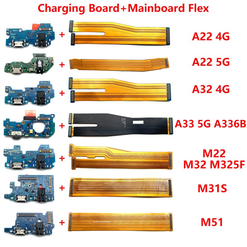 Charging Port Board Factory - Main Flex for Samsung A71 A51 A41 A31 A22 Series