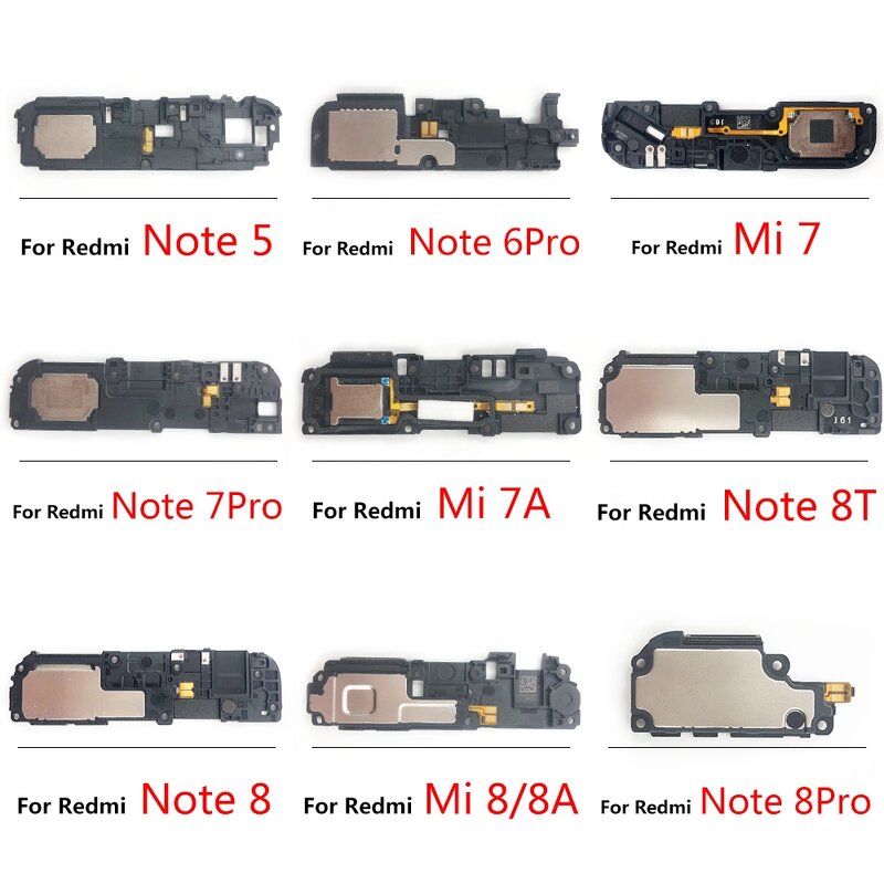 Loud Speaker Ringer Manufacturer - New Model for Redmi 7 7A 8 8A 9A 9C Note 5 6 7 8 8T 9S Series