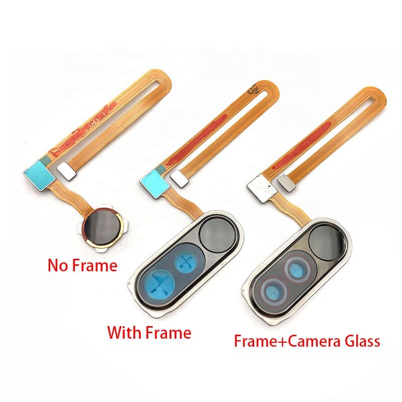 Home Button Fingerprint Sensor Flex Cable Factory - With Frame and Camera Glass Replacement for Xiaomi PocoPhone F1