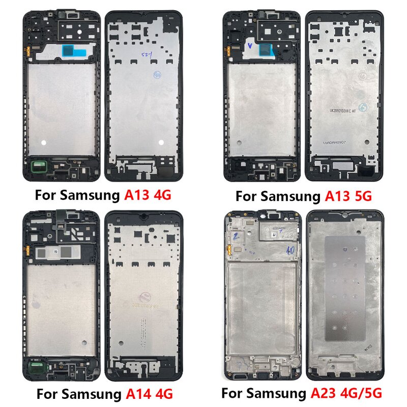 Mobile Phone LCD Frame Bezel Plate Factory - for Samsung A13 A14 A23 4G 5G A135 A136 A145 A146 A235 A236 Front Housing