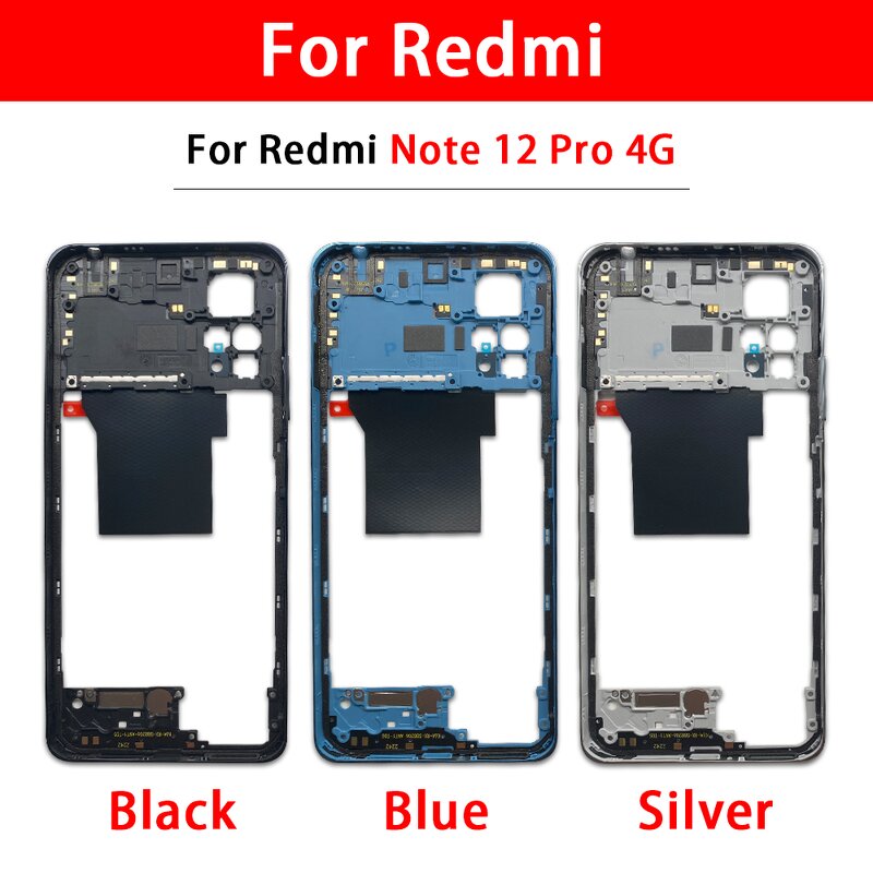 Mobile Phone Replacement Parts Manufacturer - Wholesale for Xiaomi Redmi Note 11 12 Pro 4G 5G Middle Plate Housing
