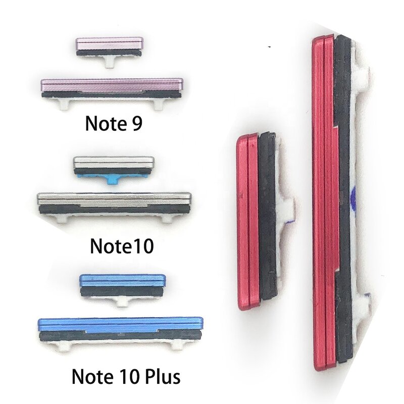 Mobile Phone Power Volume Button Factory - for Samsung Note 9 10 20 Plus Lite Ultra on OFF Side Key Set Spare Parts