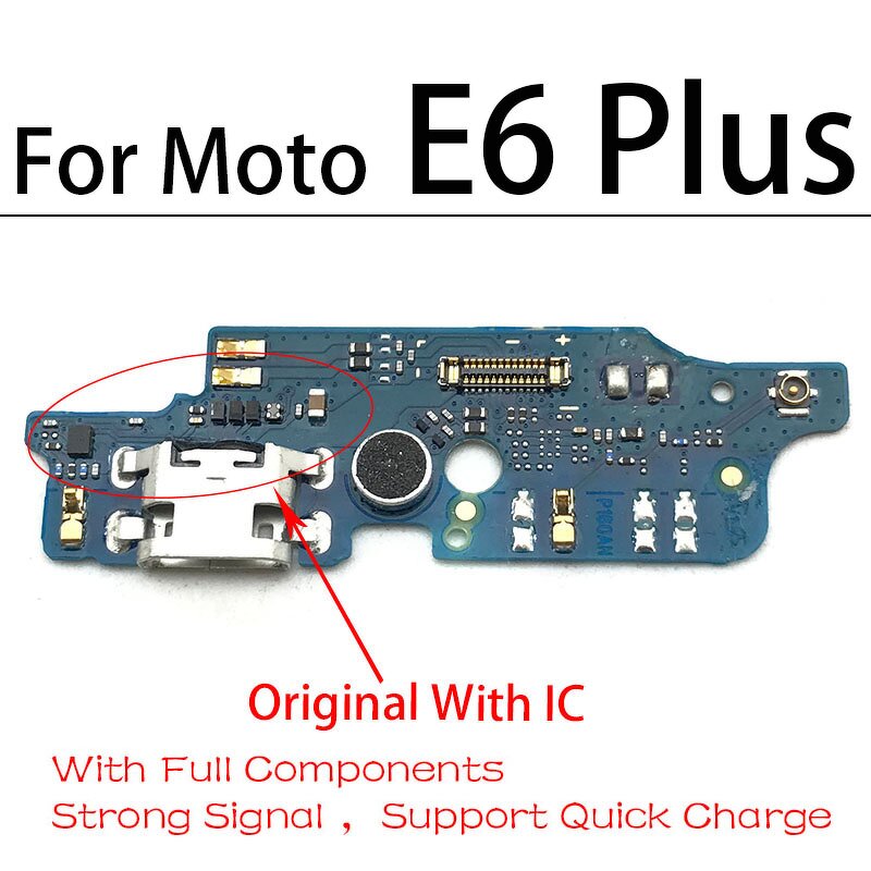 USB Charging Flex Cable Manufacturer - Micro Dock Board With Microphone for Moto E4 E5 Play E6 Plus