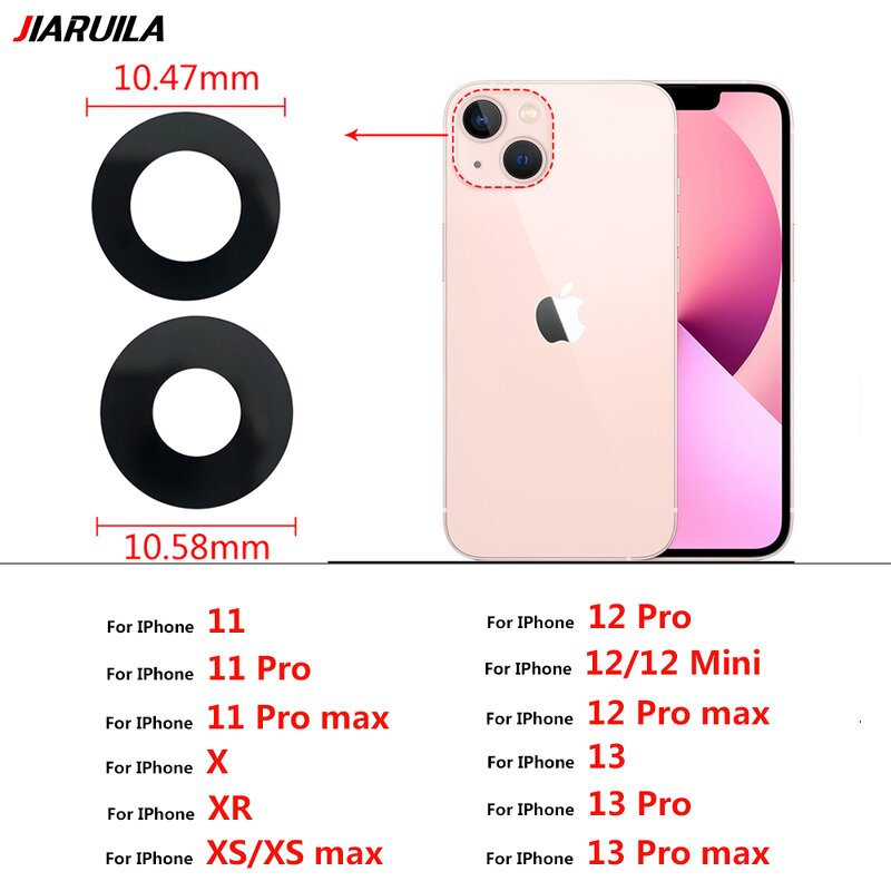 Rear Camera Lens Glass Manufacturer - Wholesale for iPhone 16 15 14 13 12 11 Pro Max 8 7 6S Plus X XR XS Max