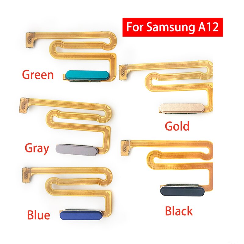 Home Button Fingerprint Sensor Manufacturer - Original for Samsung A12 A125 Sensing With Power Side Bottom Key