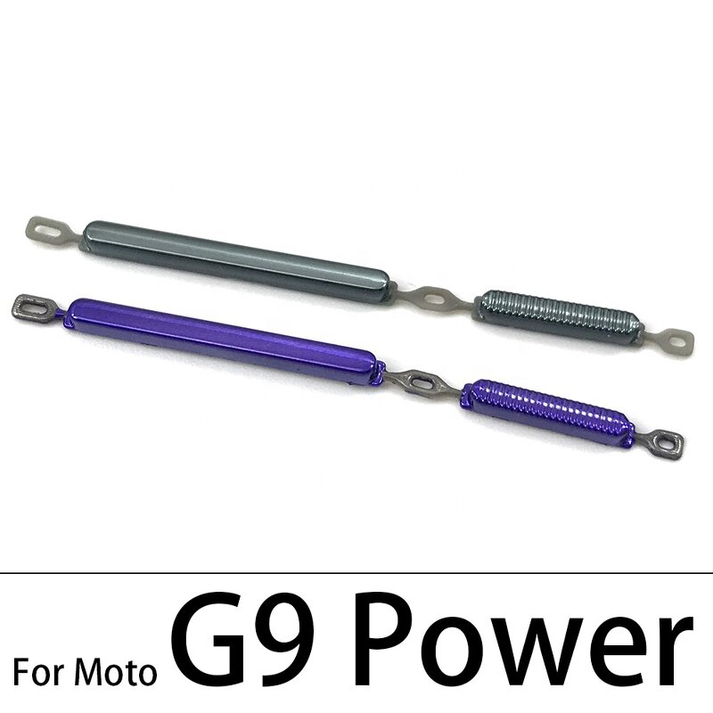 Side Keys Power Volume Button Factory - New Style Replacement Part for Moto G9 Power G8 Plus G7 Play Mobile Phone