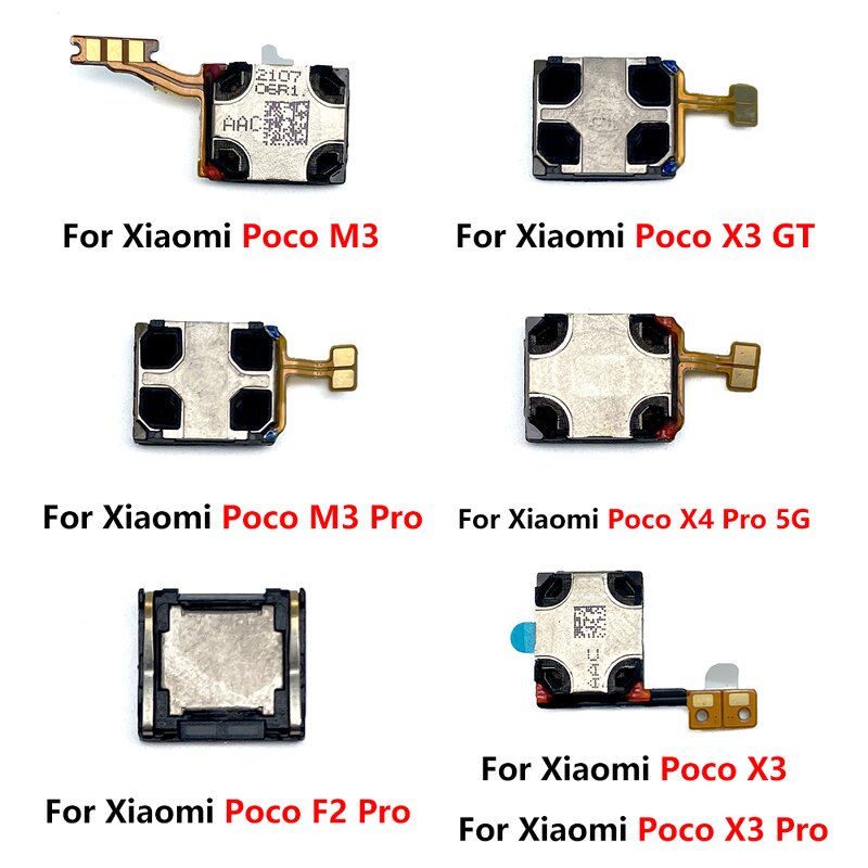 Mobile Phone Ear Earpiece Speaker Flex Factory - Cable for Xiaomi Poco F2 Pro F3 F4 5G M3 Pro X3 X4 Pro 5G