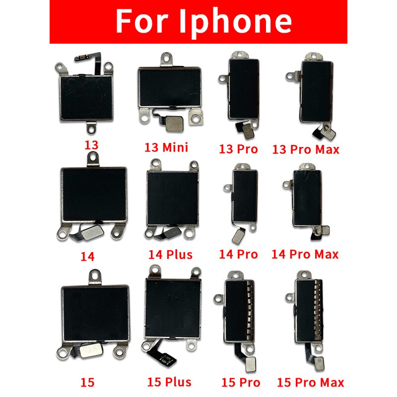 Mobile Phone Vibrator Vibration Flex Cable Manufacturer - Tested Well for Iphone 15 14 13 Pro Max Plus 13 Mini Replacement