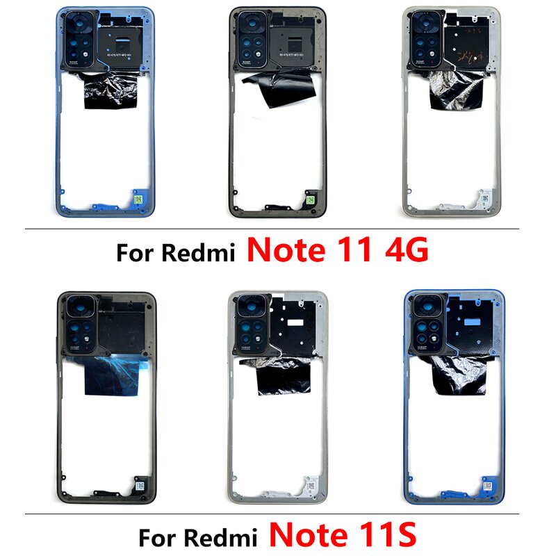 Middle Frame Plate Bezel Manufacturer - Factory for Xiaomi Redmi Note 12S 12 Pro 5G 11 4G 11s Note 10 5G Marco Medio