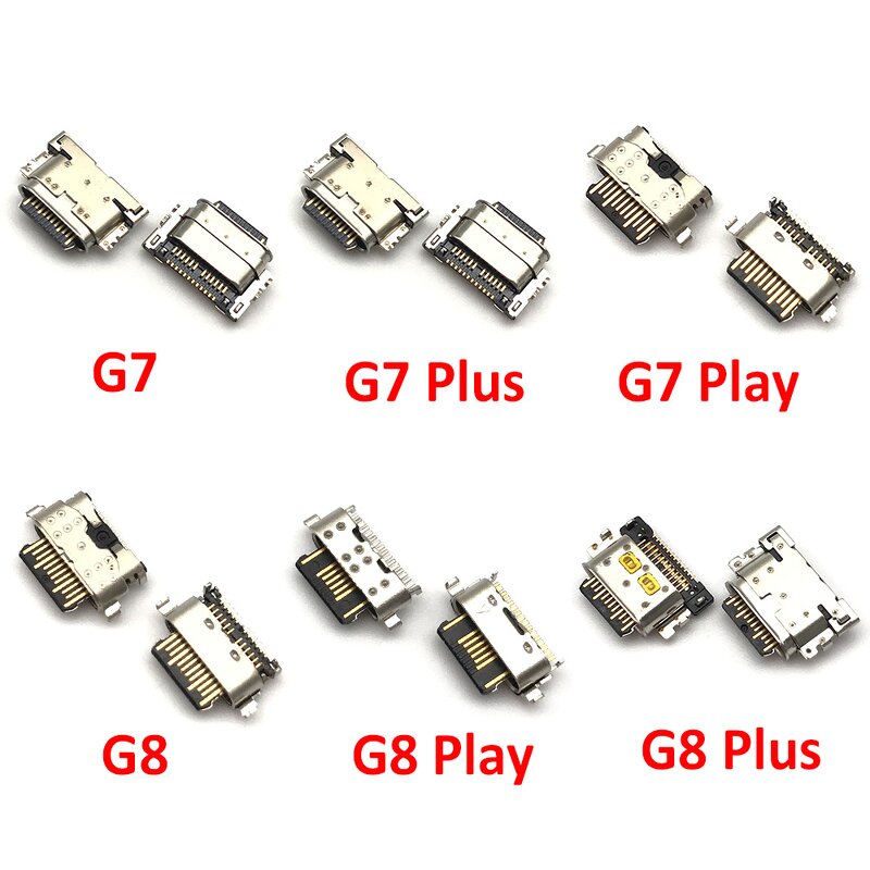 USB Charger Socket Factory - Conector for Moto G5 G7 Plus G9 Power Play Mobile Phone Flex Cables