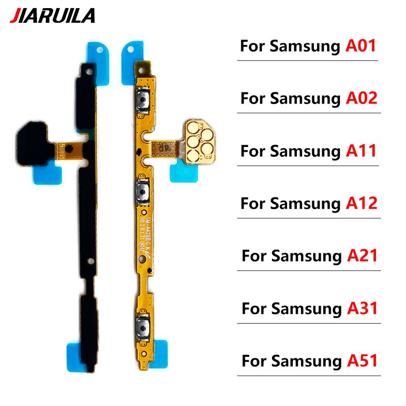 Power Switch on Off Volume Side Button Key Flex Cable Factory - for Samsung A01 A02 A02s A11 A12 A10S A20S A30S A51 Series