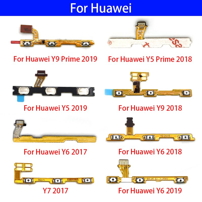 Mobile Phone Power Volume Flex Cable Factory - Wholesale for Huawei Y5 Y6 Y7 Y9 2018 2019 Y6P Y7P Y8S Y8P Y9S On/Off Button