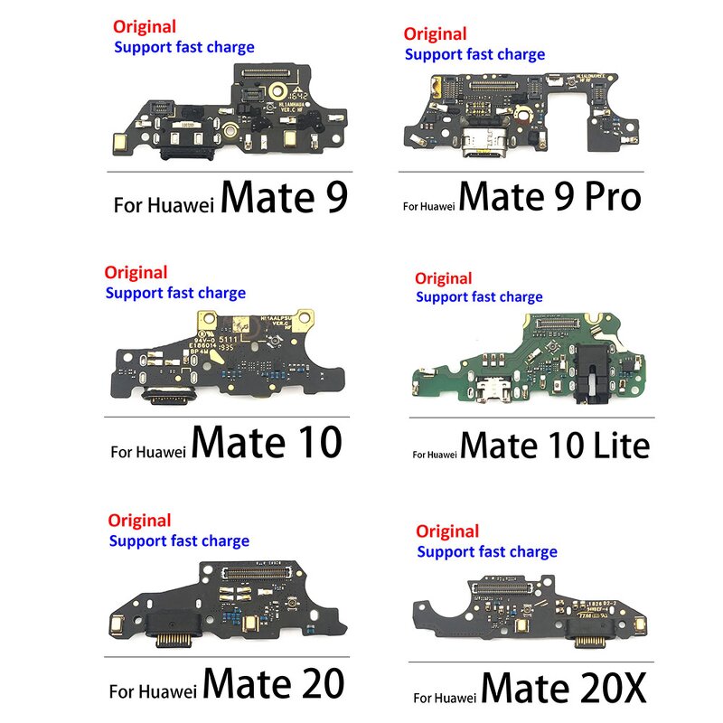 Dock Charging Port Connector Factory - 100% Original for Huawei Mate 9 10 20 30 Lite Pro USB Charger Flex