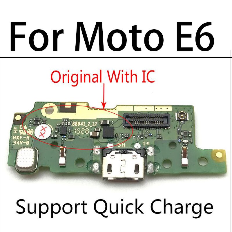 USB Charging Flex Cable Manufacturer - Micro Dock Board With Microphone for Moto E4 E5 Play E6 Plus