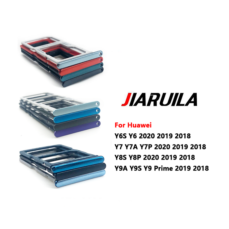 Dual SIM Card Holder Tray Slot Holder Factory - Adapter Socket for Huawei Y9A Y9S Y9 Prime Y8S Y8P Y7 Y7A Y7P Y6 Y6S Y6P