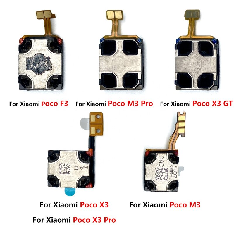 Top Ear Earpiece Speaker Flex Factory - Cable for Xiaomi Poco F2 Pro F3 F4 5G M3 Pro X3 X4 Pro 5G