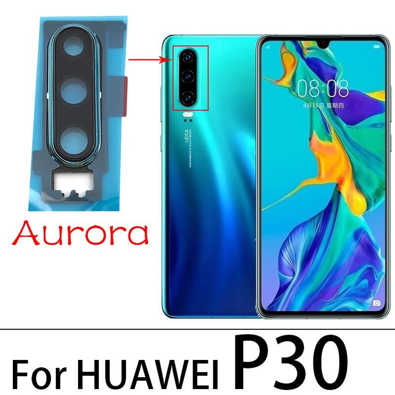 Mobile Phone Back Camera Glass Lens Cover Factory - With Frame Holder Replacement for Huawei P30 / P30 Pro / P30 Lite