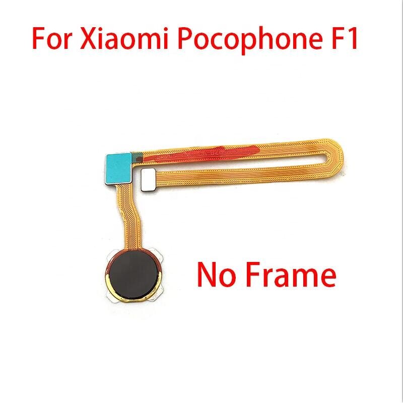 Home Button Fingerprint Sensor Flex Cable Factory - With Frame and Camera Glass Replacement for Xiaomi PocoPhone F1