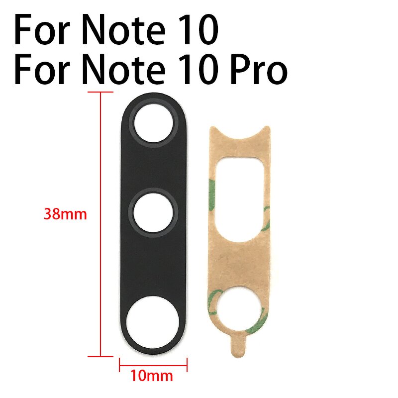 Back Camera Glass Lens Factory - Wholesale With Frame for Xiaomi Mi Note 10 Pro Rear Camera Lens Holder