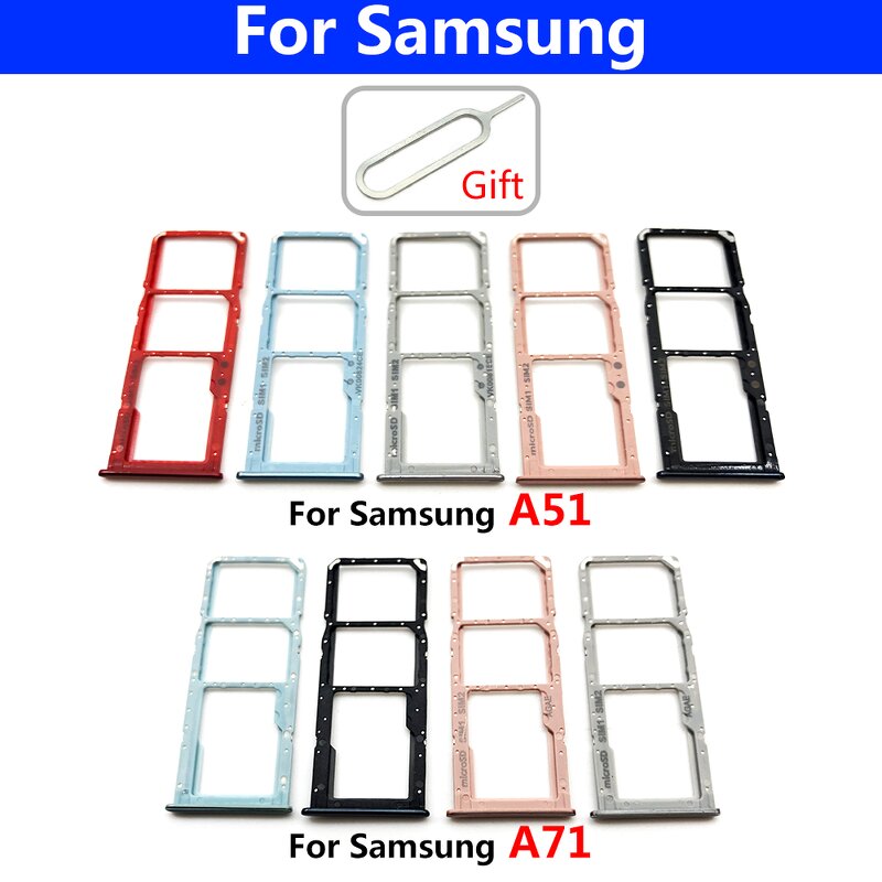 SIM Card Holder Tray Manufacturer - Wholesale for Samsung Galaxy A12 A31 A51 A71 Sim Card Tray Mobile Phone