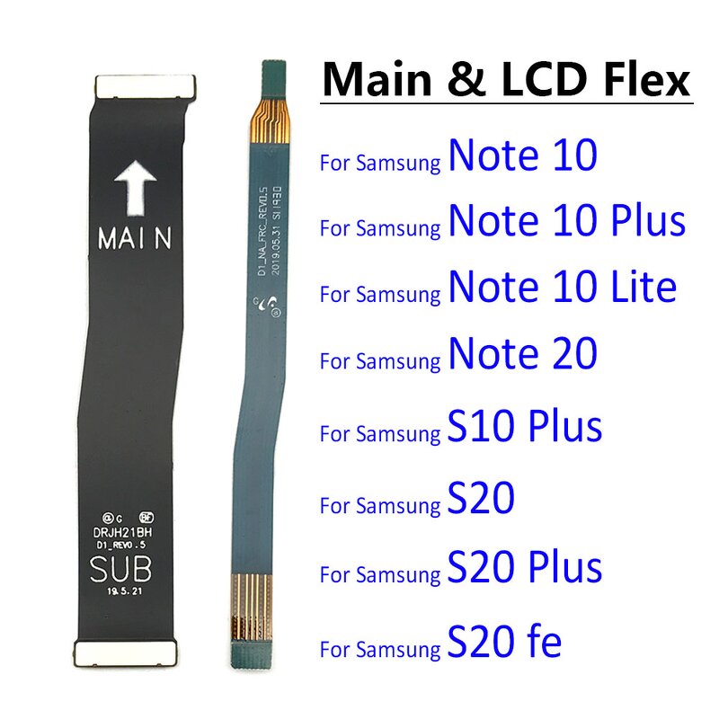 Motherboard Connector Manufacturer - Main Board LCD for Samsung Note 10 Lite 20 S10 Plus S20 Fe