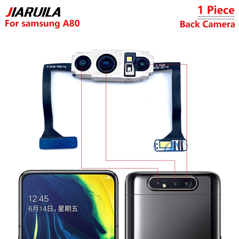 Mobile Phone Camera Factory - Back Front for Samsung A10E A10 A20 A30 A40 A50 A60 A70 Rear Camera Module Flex Cable