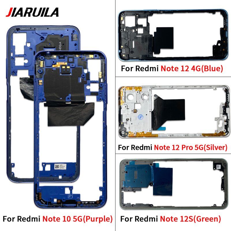 Middle Frame Plate Bezel Manufacturer - Factory for Xiaomi Redmi Note 12S 12 Pro 5G 11 4G 11s Note 10 5G Marco Medio