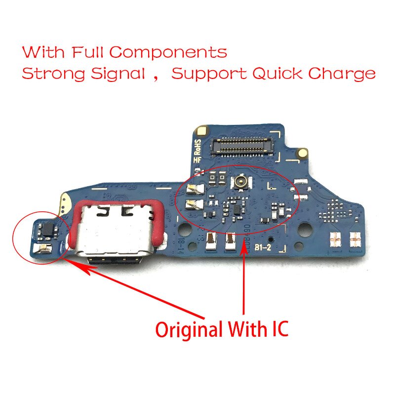 Dock USB Charging Flex Cable Factory - for Nokia 8.3 Charging Port Connector Board With Microphone