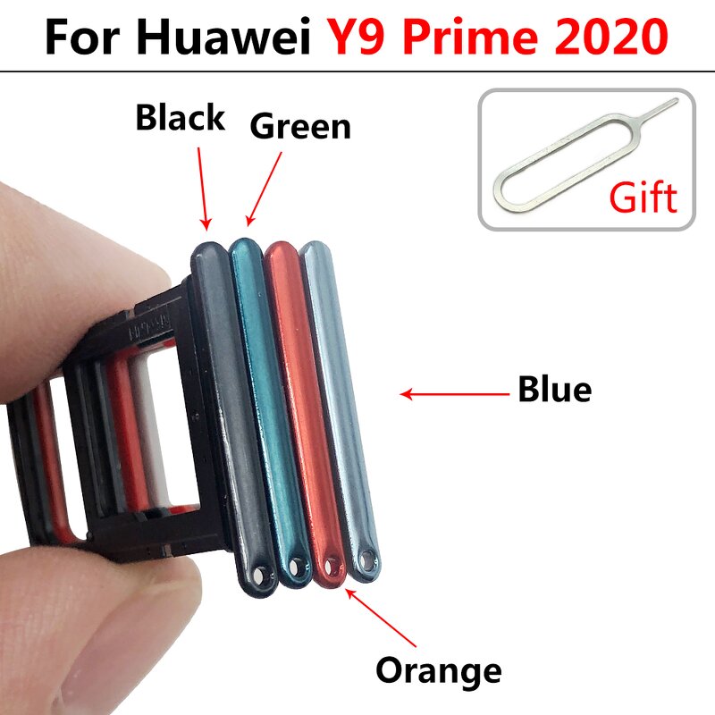 Dual SIM Card Holder Tray Slot Holder Factory - Adapter Socket for Huawei Y9A Y9S Y9 Prime Y8S Y8P Y7 Y7A Y7P Y6 Y6S Y6P