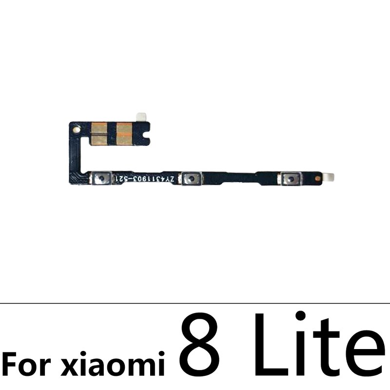 Volume Button Flex Cable Manufacturer - Wholesale Side Key Power on Off Flex for Xiaomi 5S 8 9 10 10T 8 Se A1 A2 A3 Pro