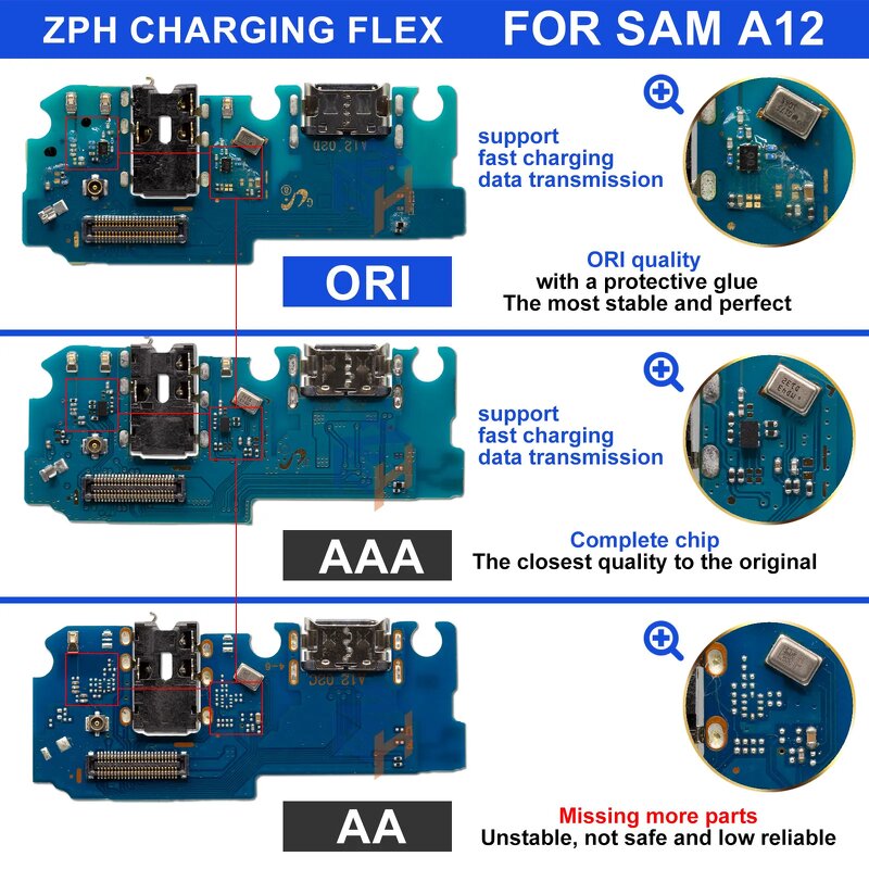 Flex Cables Manufacturer - Camera Lens Main Flex Power Volume Cable Loudspeaker Earspeaker Charging Port Connector Repair