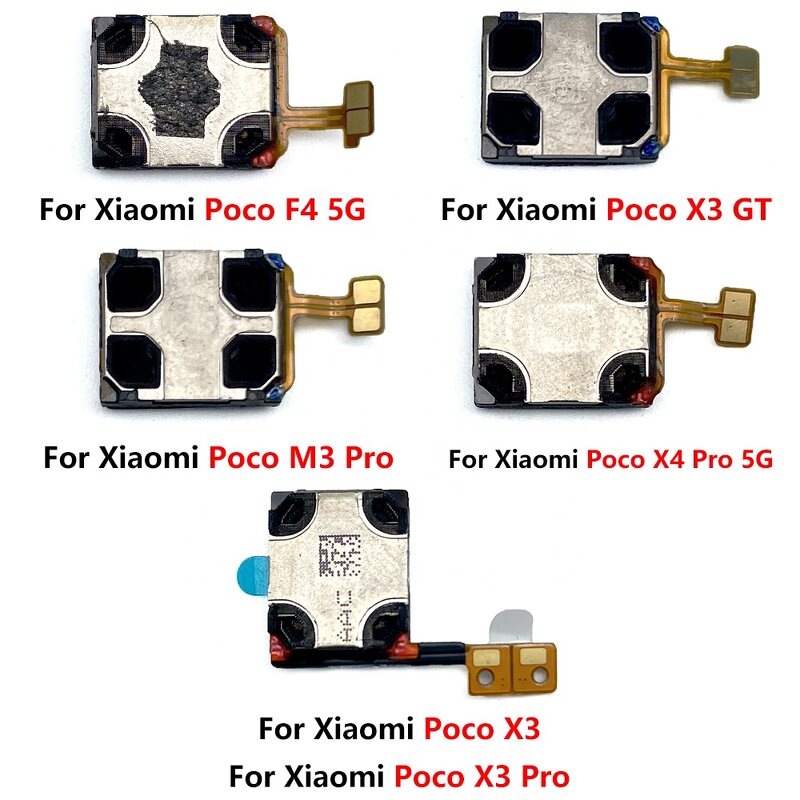 Top Ear Earpiece Speaker Flex Factory - Cable for Xiaomi Poco F2 Pro F3 F4 5G M3 Pro X3 X4 Pro 5G