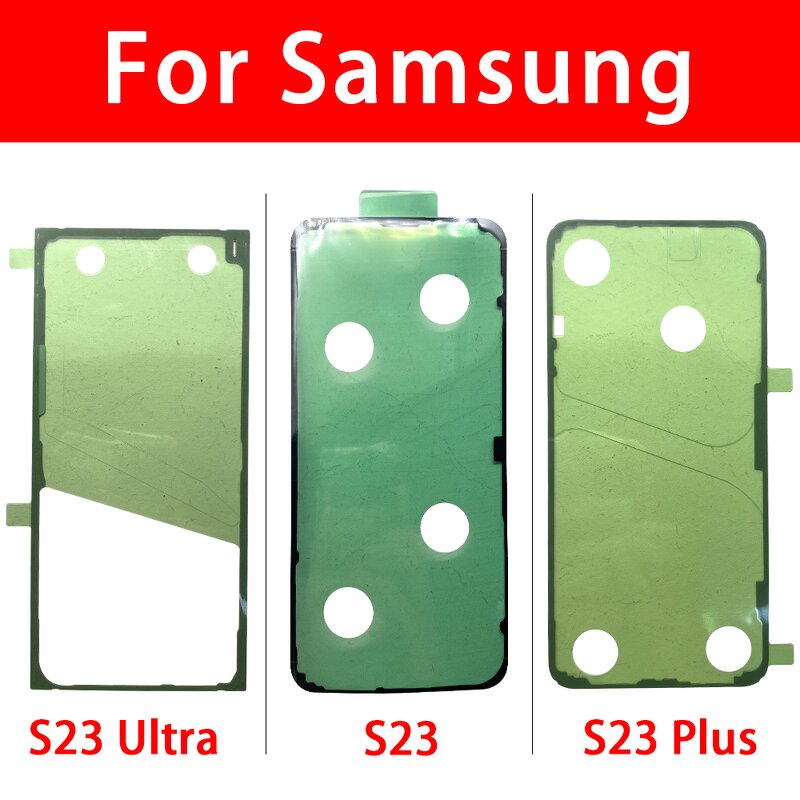 Back Battery Cover Sticker Factory - for Samsung S25 S24 S23 S22 S21 S20 Fe Ultra S10 S9 S8 Plus S7 Edge Rear Cover Glue