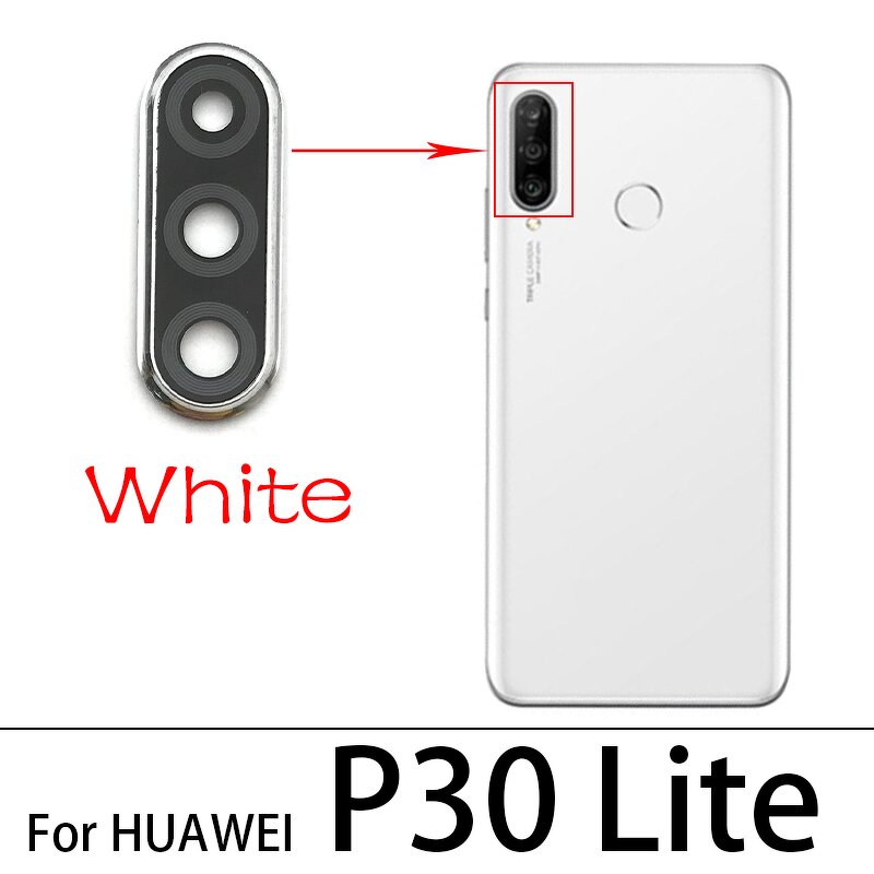 Mobile Phone Back Camera Glass Lens Cover Factory - With Frame Holder Replacement for Huawei P30 / P30 Pro / P30 Lite