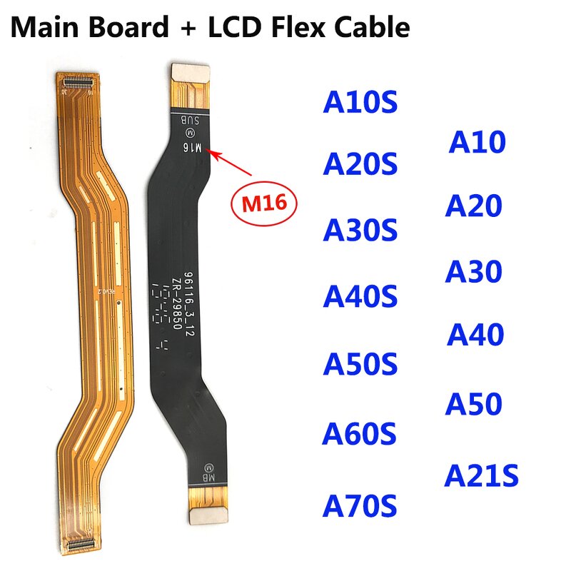 Motherboard Flex Cable Factory - Main + LCD Board for Samsung A10 A20 A30 A40 A50 A60 A70 Series