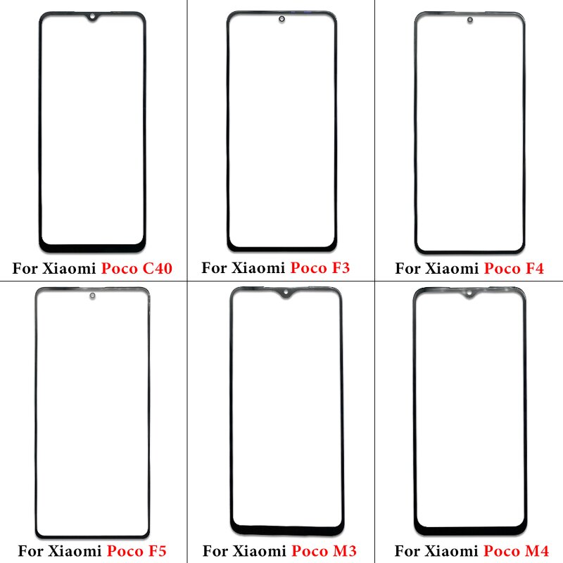 Touch Screen OCA Glass Manufacturer - Wholesale for Xiaomi Poco Series X6 Pro F3 F4 GT C40 Cell Phone Front Touch Screen