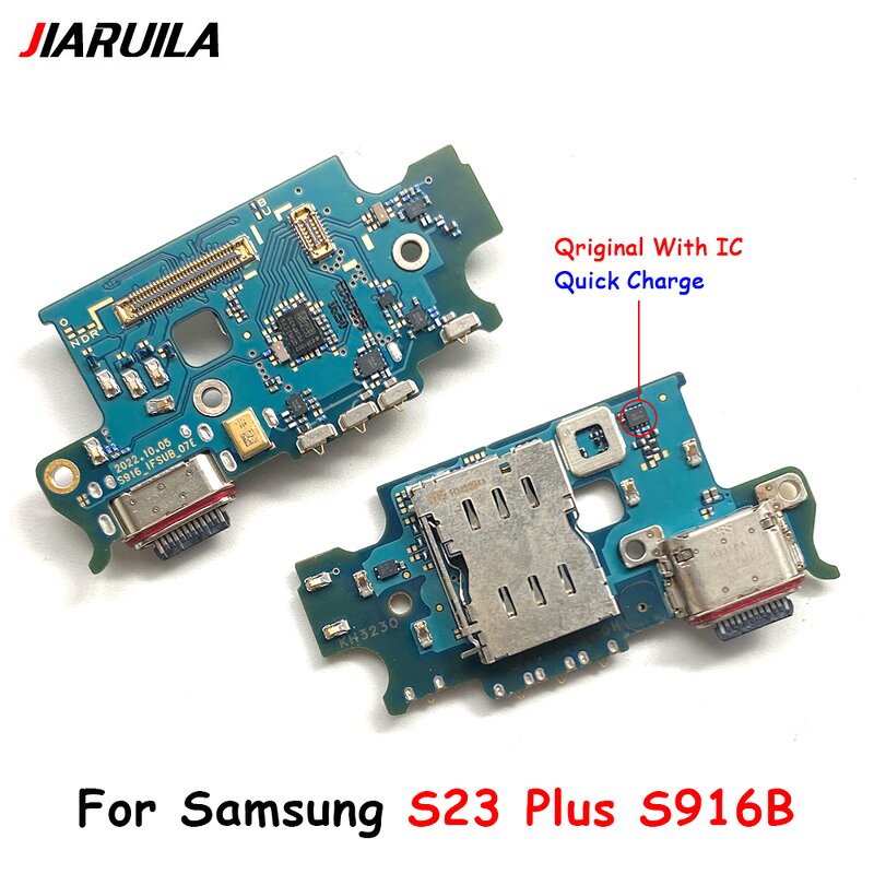 Charging Port Connector Manufacturer - Original for Samsung S23 Plus Ultra S916B S916U Spare Parts
