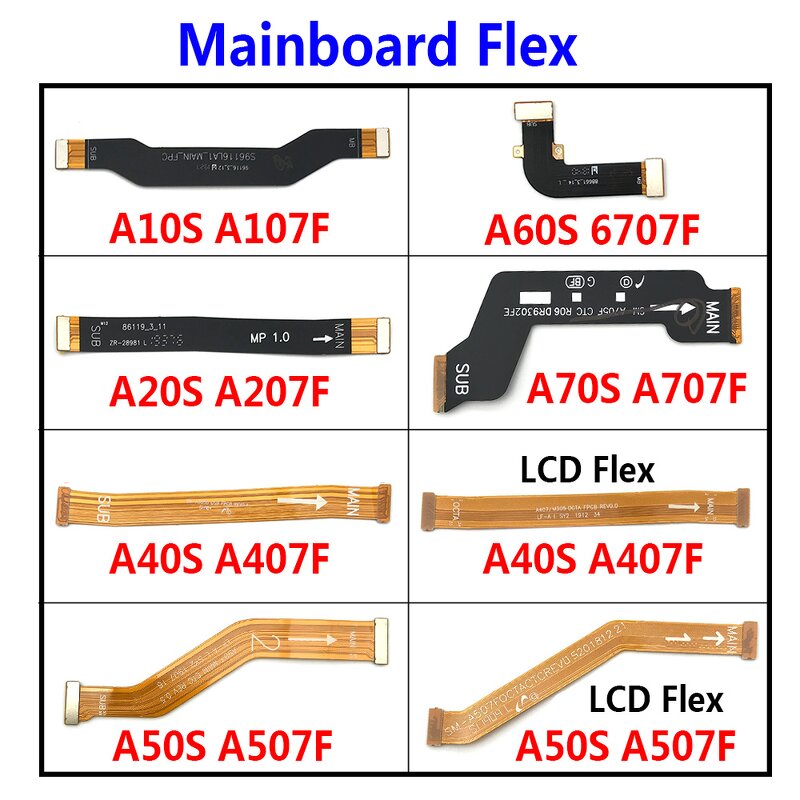 Motherboard Flex Cable Factory - Main + LCD Board for Samsung A10 A20 A30 A40 A50 A60 A70 Series