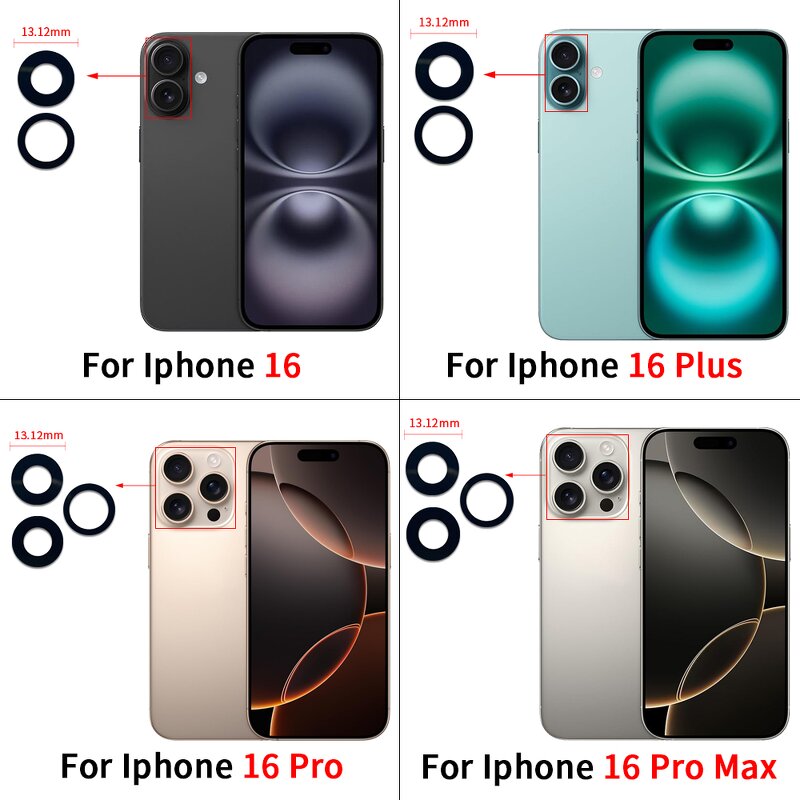 Rear Camera Lens Glass Manufacturer - Wholesale for iPhone 16 15 14 13 12 11 Pro Max 8 7 6S Plus X XR XS Max