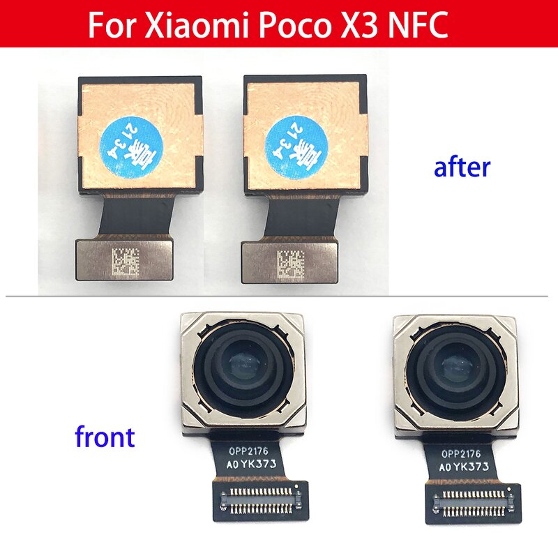 Back Front Camera Factory - for Xiaomi Poco X3 NFC Rear Camera Kit Flex Cables Wholesale