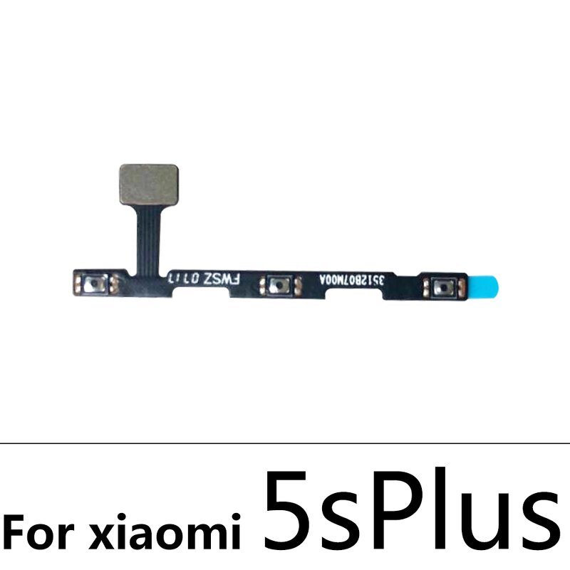 Volume Button Flex Cable Manufacturer - Wholesale Side Key Power on Off Flex for Xiaomi 5S 8 9 10 10T 8 Se A1 A2 A3 Pro