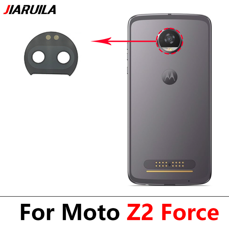 Cell Phone Rear Camera Glass Lens Factory - for Moto Z4 Z3 Z2 Force Z Play Back Camera Glass Lens With Adhesive