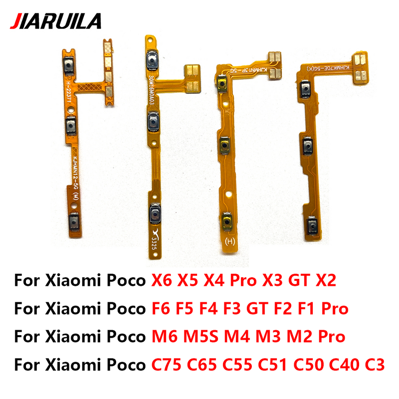 Power Volume Flex Manufacturer - for Xiaomi Poco X7 X6 X5 X4 X3 X2 F7 F6 F5 F4 F3 GT F2 M7 M6 M5S M4 M3 M2 Pro C75 C71 Series