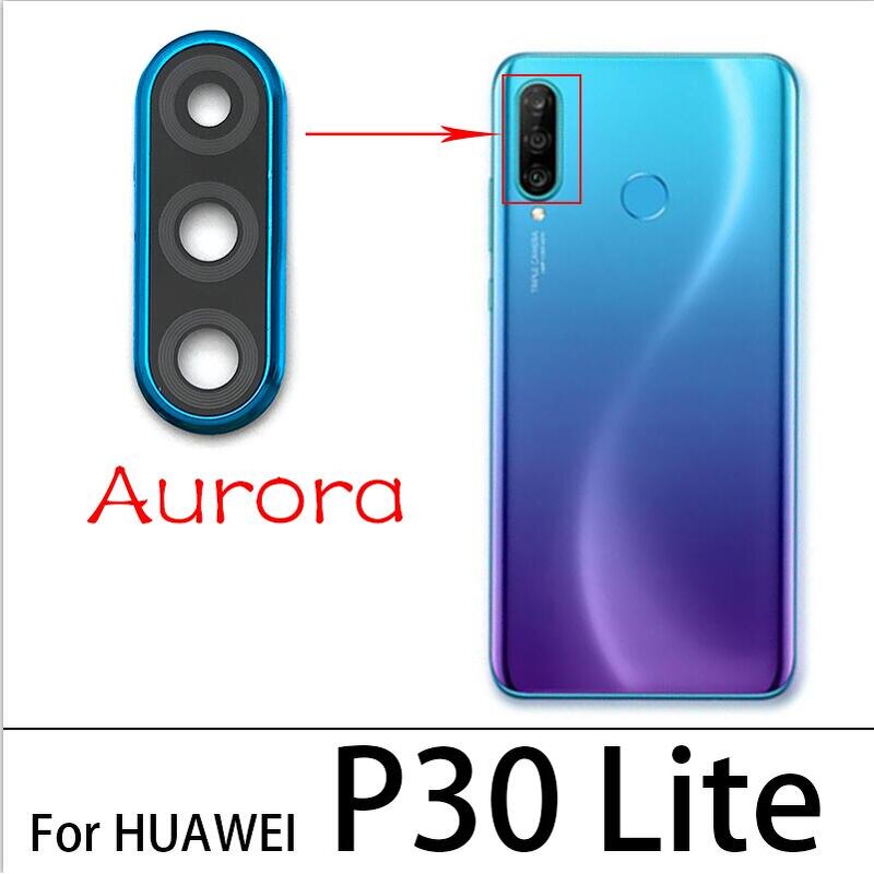 Mobile Phone Back Camera Glass Lens Cover Factory - With Frame Holder Replacement for Huawei P30 / P30 Pro / P30 Lite